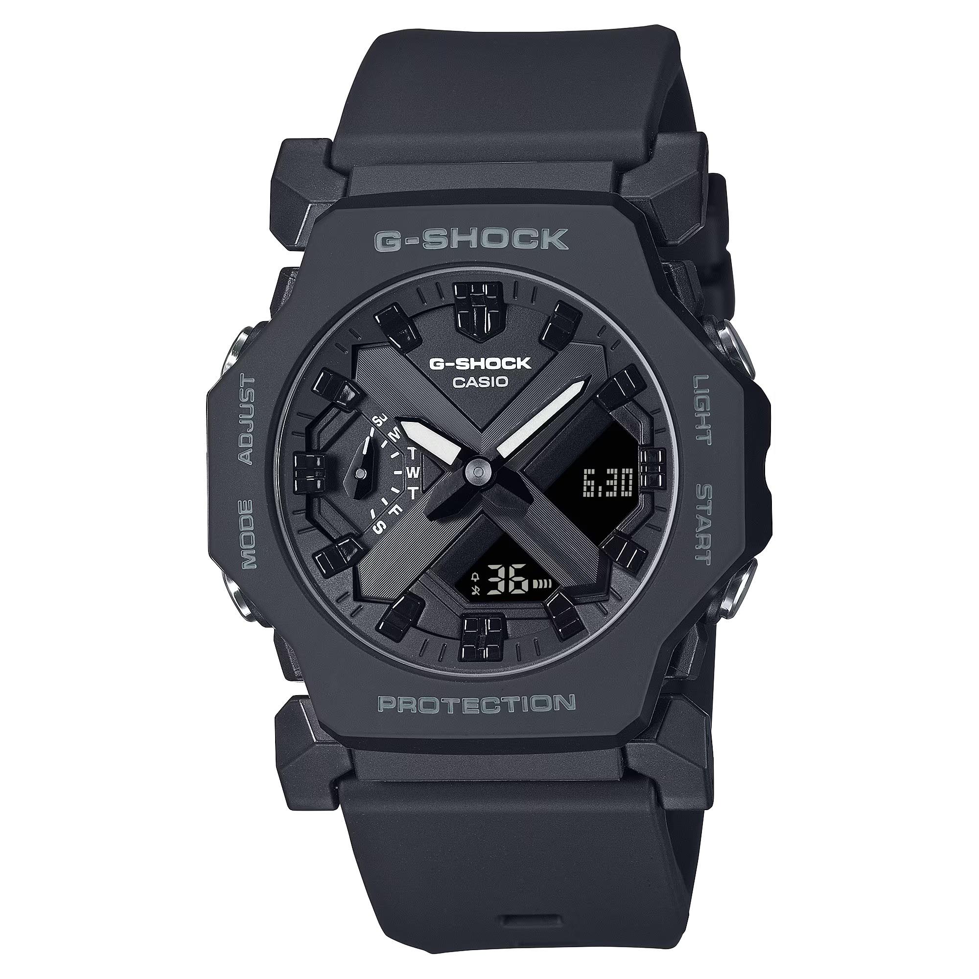 Casio G-Shock GA-2300-1A Analog-Digital Men Watch Black Compact Size ozDigitalWatch.com.au